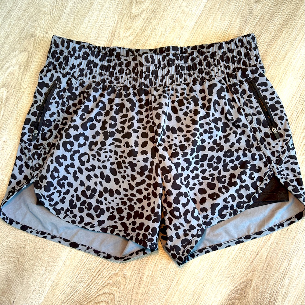 Avia Leopard Print Athletic Shorts